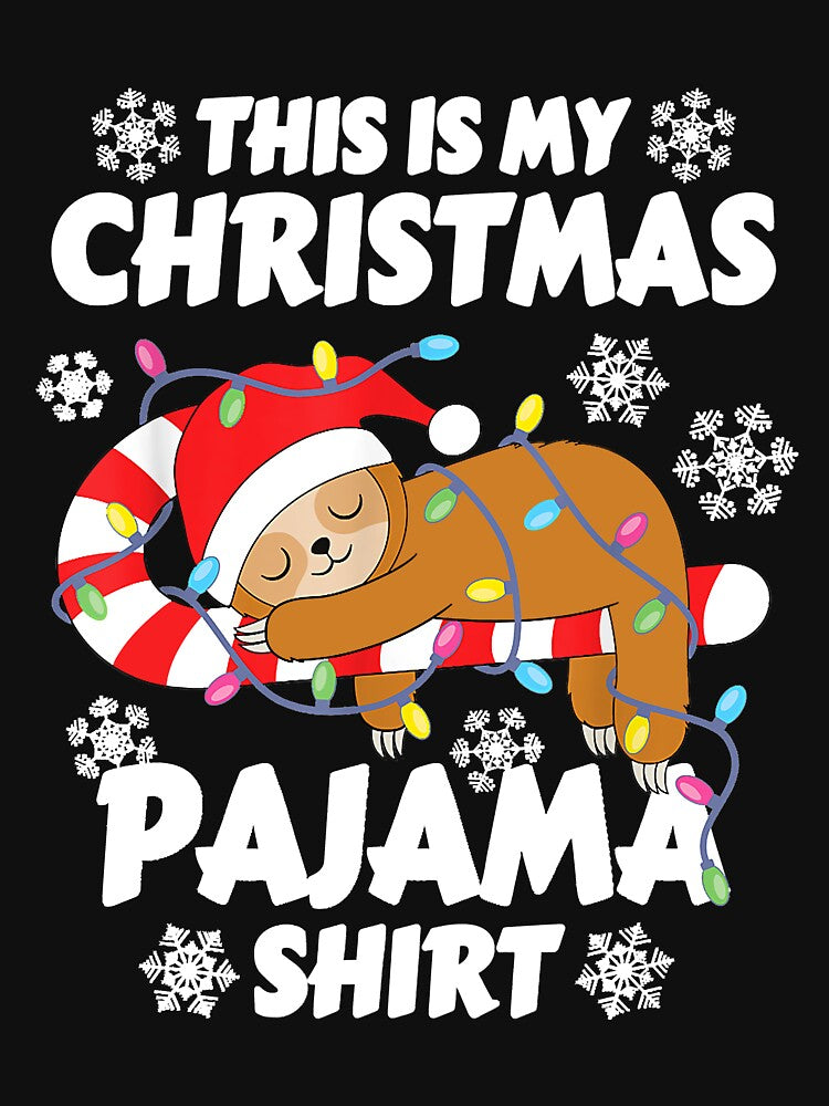 This Is My Christmas Pajama Sloth Lover by andrewbrian