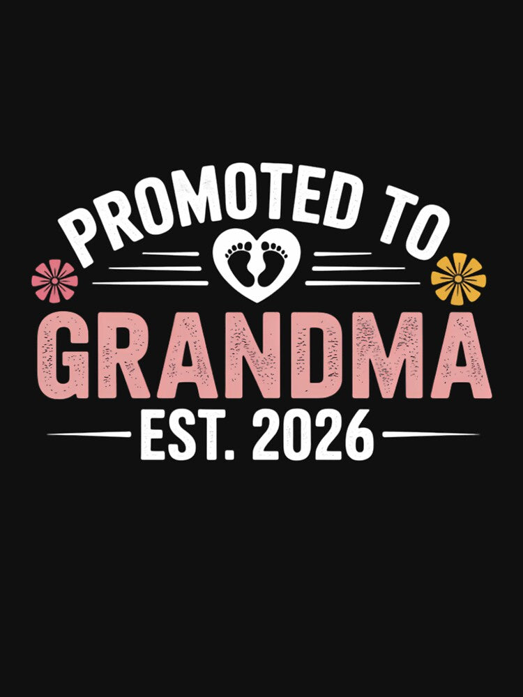 Promoted to Grandma Est 2026 New Grandma Mothers Day by Morphologiona