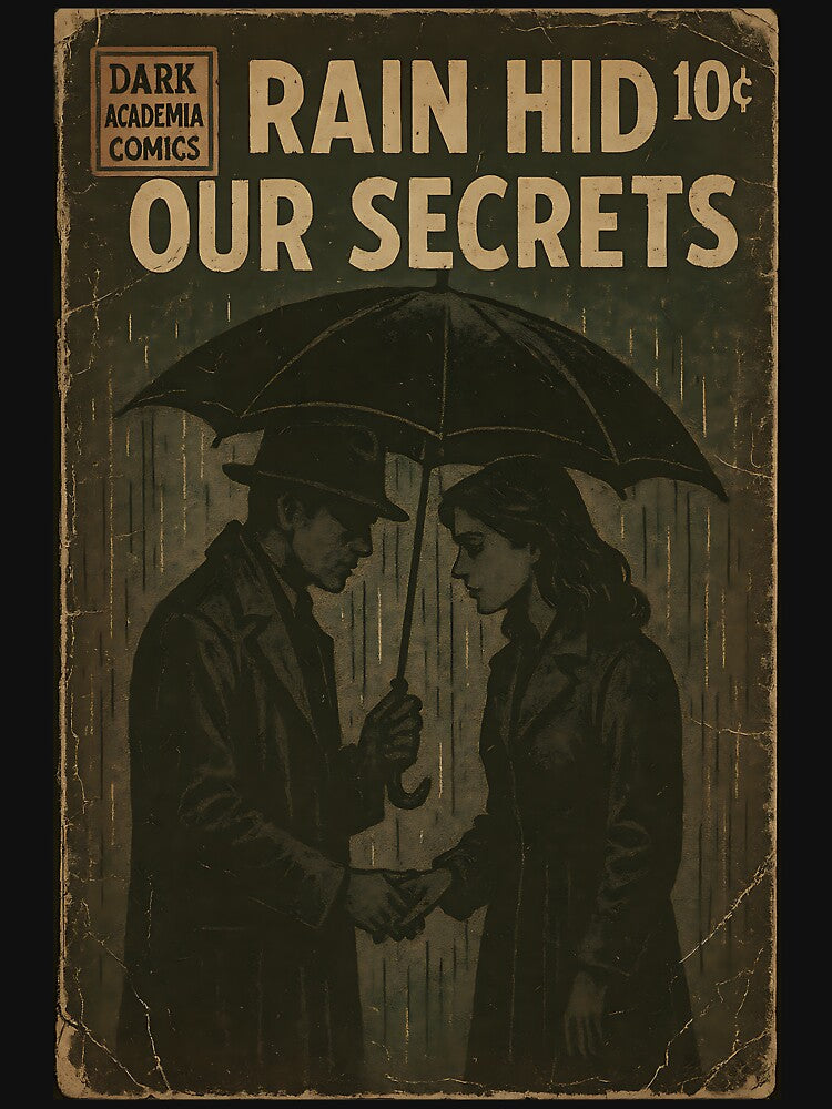 Classic Dark Academia: Rain hid our secrets by bapupa