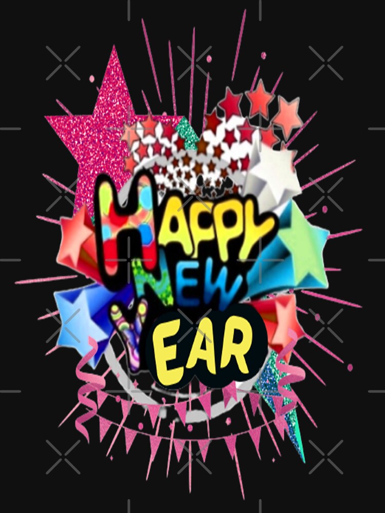 Happy New Year Stars Lettering Design,4, Howdy New Year, New Years Celebration, New Years Eve Countdown by Adri Barnard