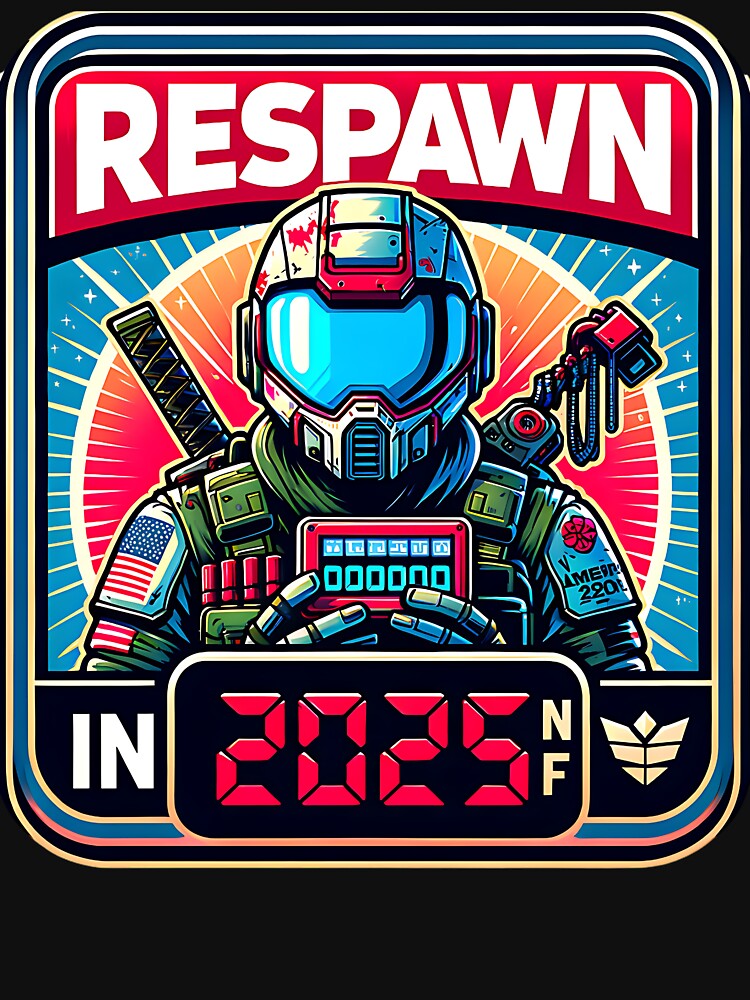 Respawn in 2025 – Gamer Countdown Design by NSB-Design