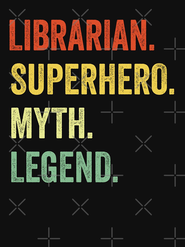 librarian Vintage Dad, librarian Gifts, librarian Gifts, librarian Dad Myth Legend Shirt, Fathers Day librarian Gifts by Dogs Geeky⭐⭐⭐⭐⭐