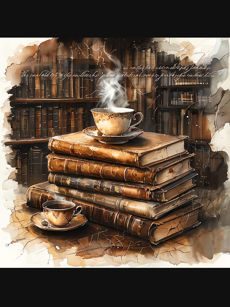 The Bibliophile's Sanctuary by ONYX Pixee