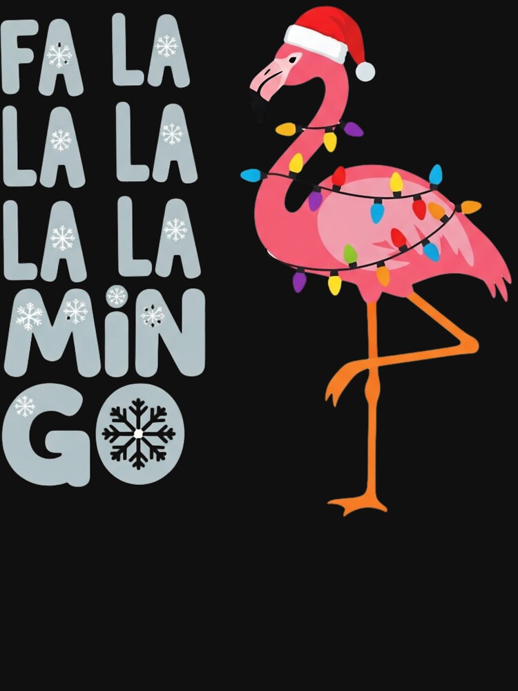 Fa La La La Mingo Christmas Flamingo by Dopsel56
