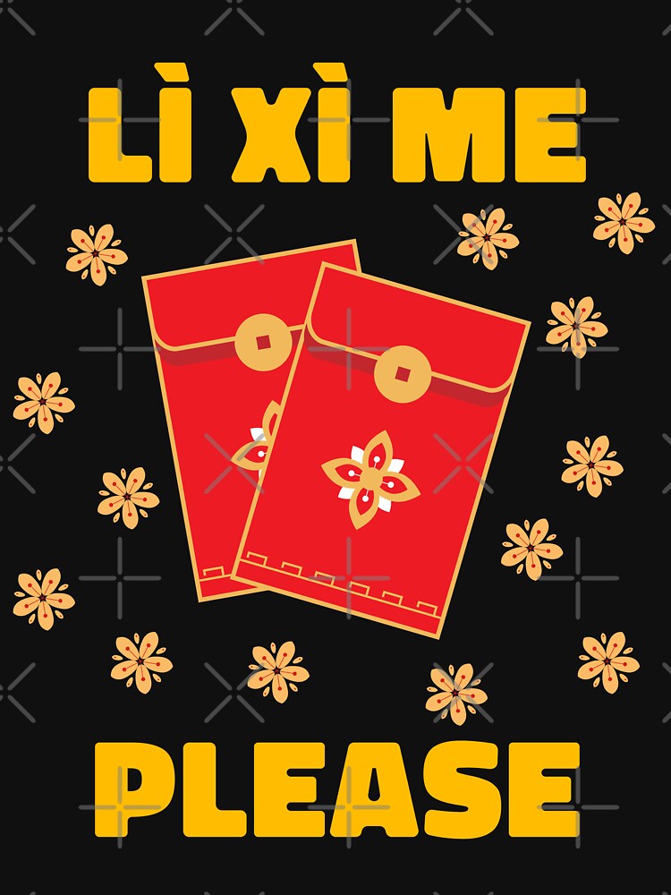 Li Xi Me Please Chinese Vietnamese Lunar New Year Outfit for Men and Women by MacAndMoose