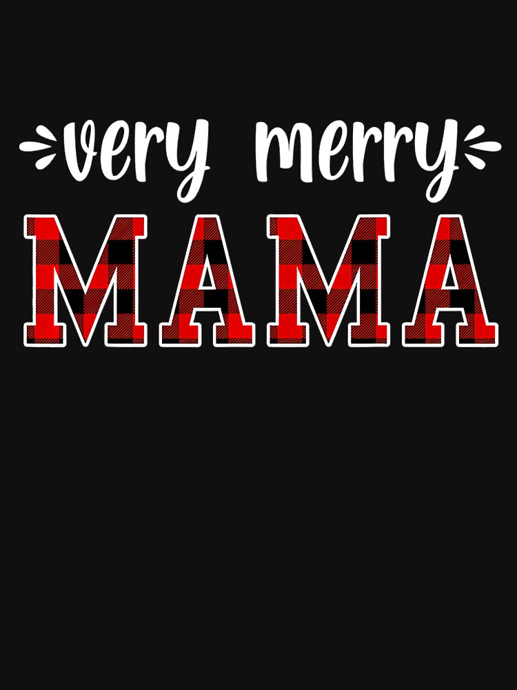 very merry Mama Merry Christmas Family Pajamas by PoochmamaDes
