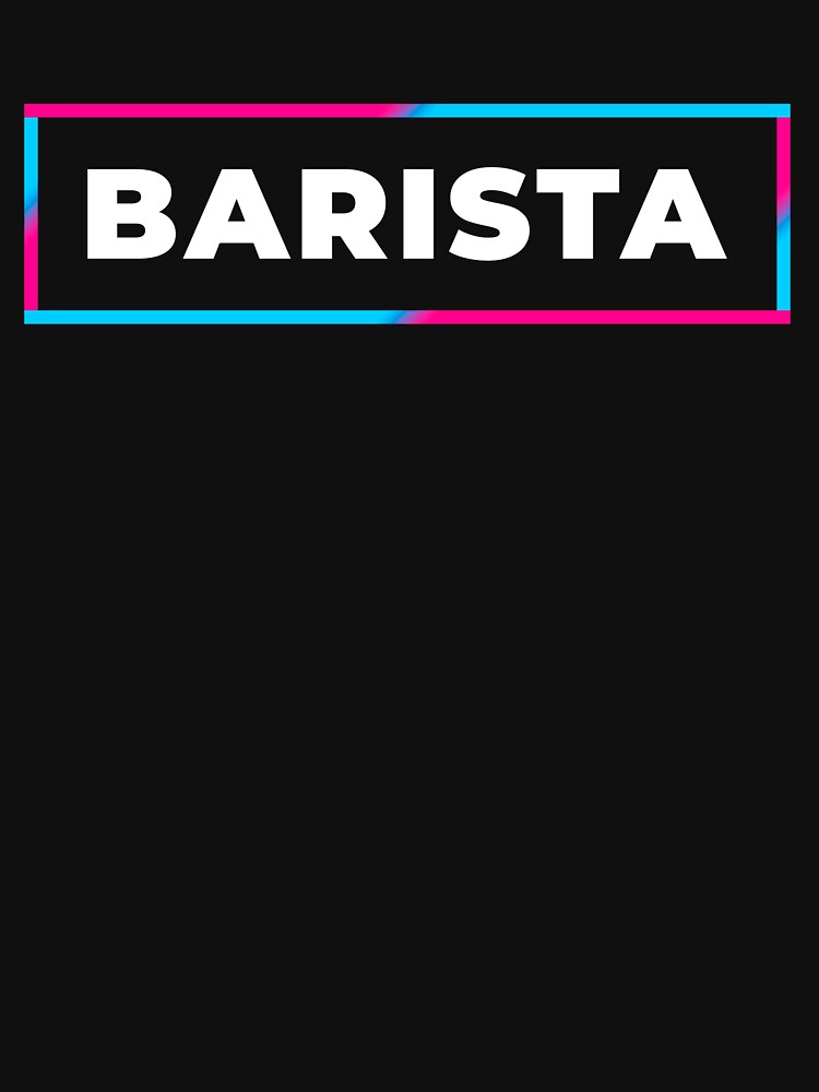 Barista retro gradient frame by SVPOD