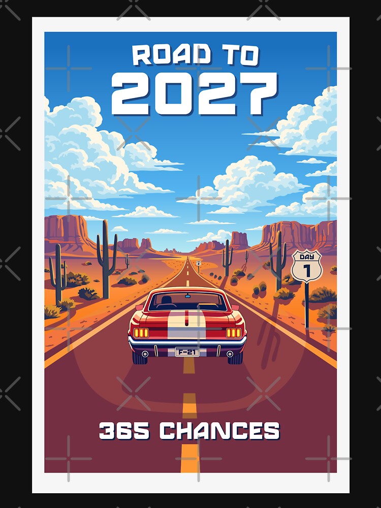 Road to 2027 - Retro Nevada desert Road Trip by ProjetF