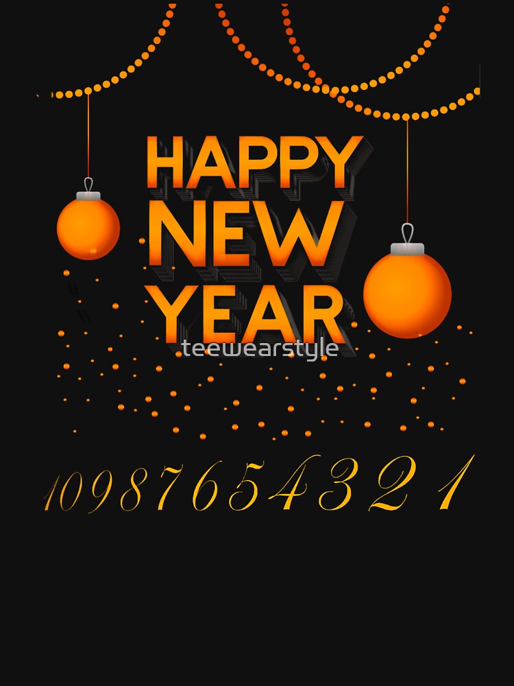 Happy New Year Countdown Decorations by teewearstyle