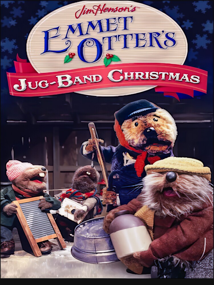 Jug Band Road Christmas Funny Emmet Otter by InkCanvass