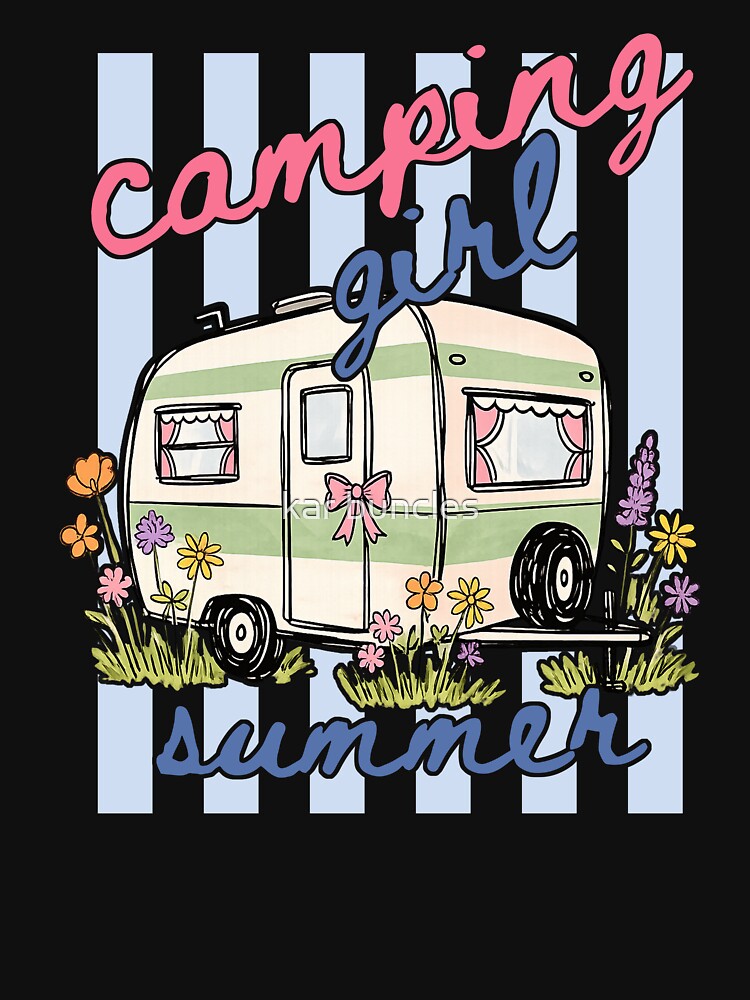 Camping Girl Summer by kar buncles