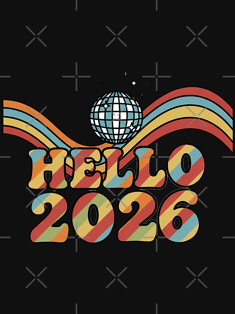 Hello 2026 – Retro Disco Ball Celebration by meesub