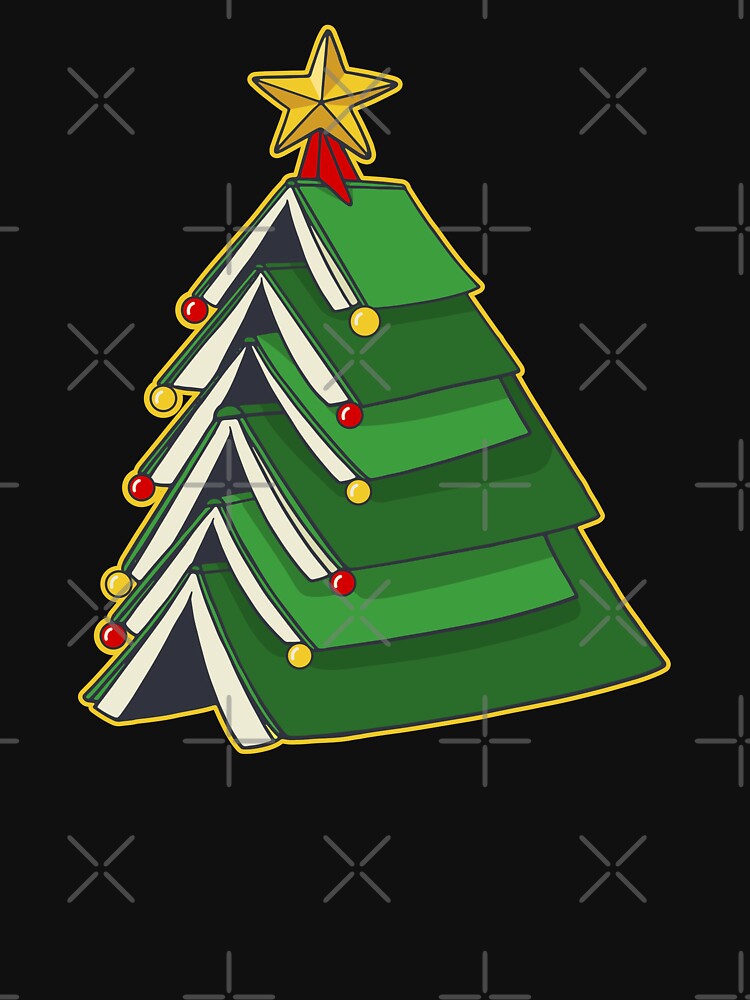 Bookish Christmas Tree IV by Lemon Pepper