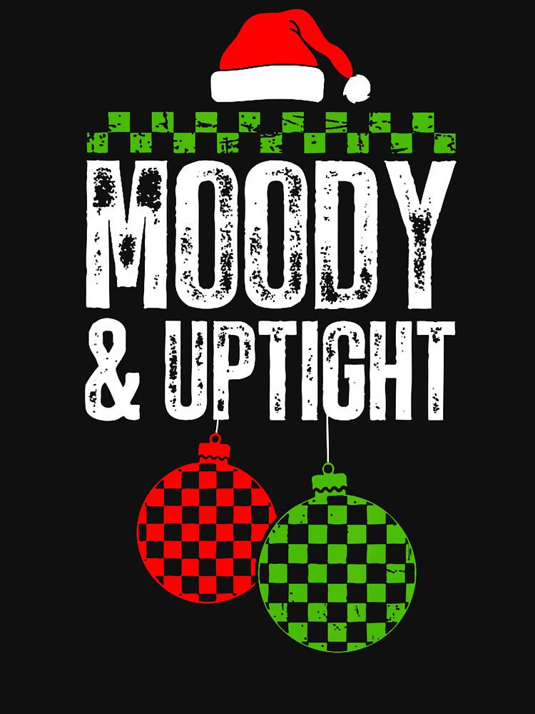 Retro Merry And Bright Moody And Uptight Couples Christmas by PipoPayment