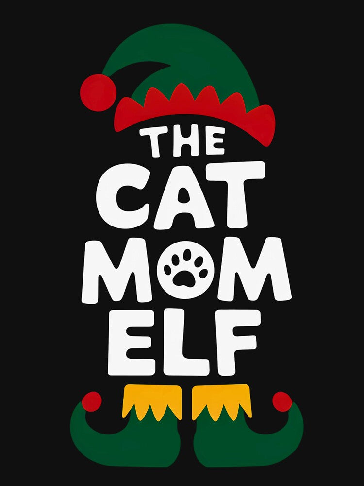 Christmas Gift Matching Family The Cat Mom Elf Mommy by SlocifieShop