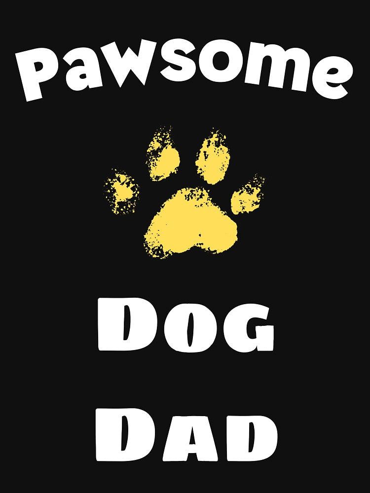 Pawsome Dog Dad Day Gift by Golden-Heaven