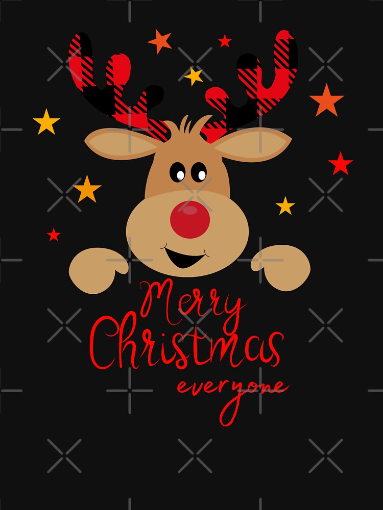Merry Christmas Reindeer by MollyJaneArt