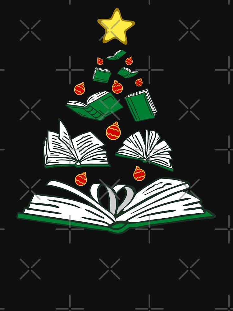 Bookish Christmas Tree III by Lemon Pepper