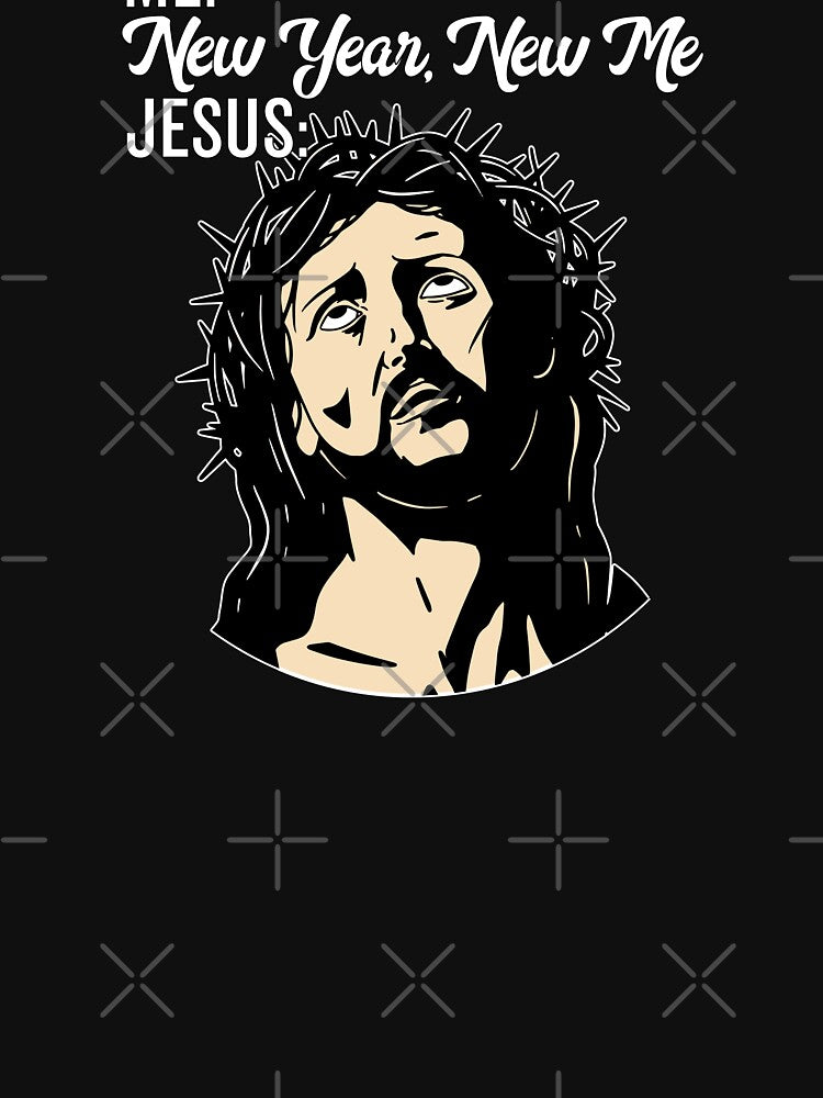 Funny Eyerolling Jesus Meme New Year New Me Jesus Eyeroll by wrestletoys