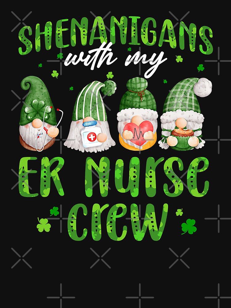 Shenanigans With My ER Nurse Cute Gnomies St Patricks Day by GardNewerd
