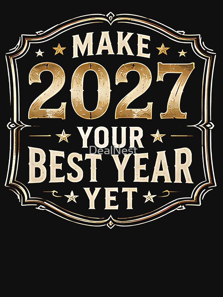 Make 2027 Your Best Year Yet Motivational Design by DealNest