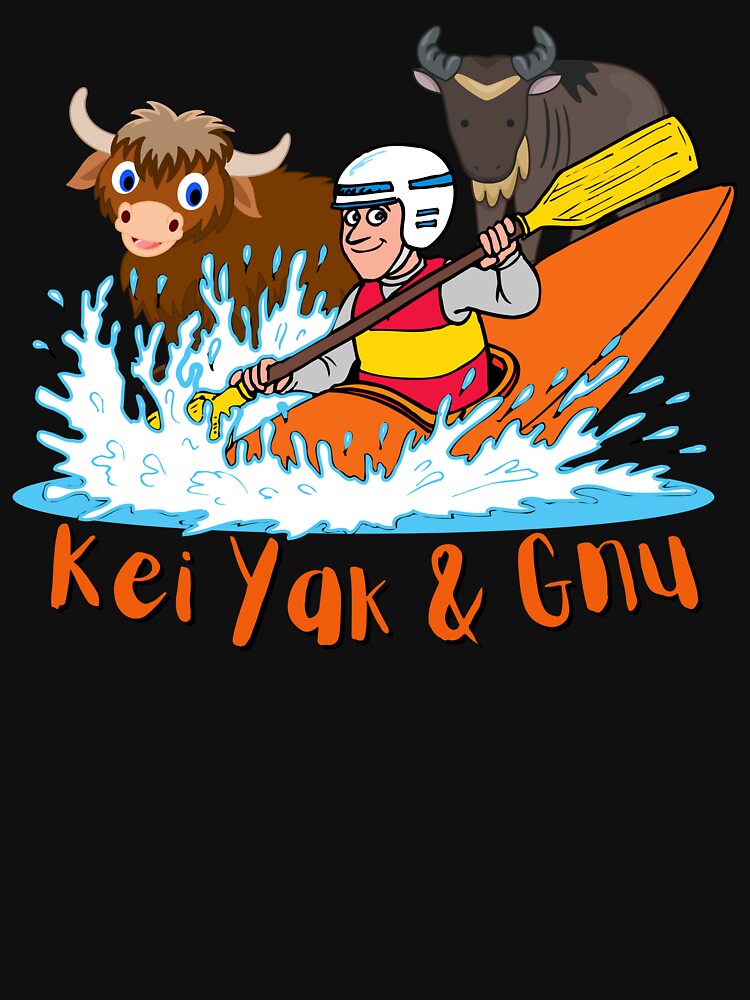 Kei Yak And Gnu For Kayak And Canoe Safari's. For a kayaker, for river rafting. by Wentoo
