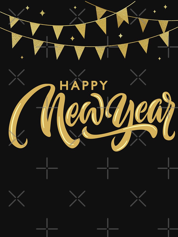 Happy New Year Bunting Flags by TalitaArte