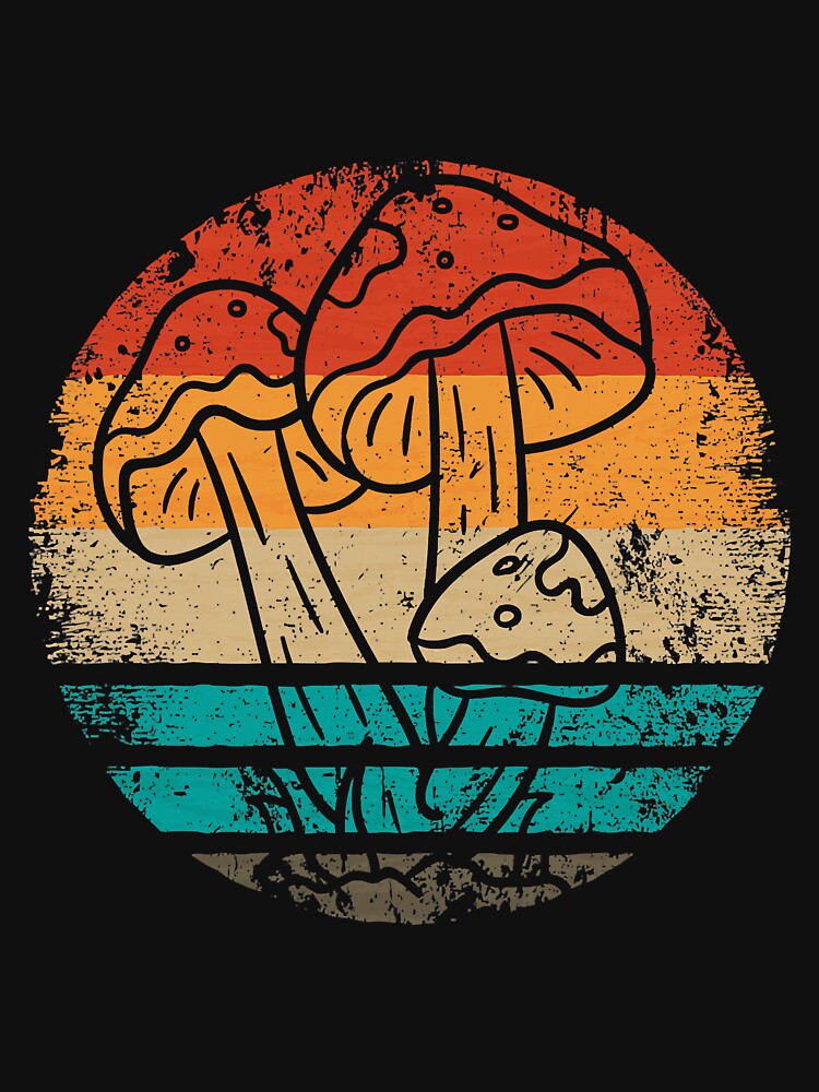 Vintage Mushroom Hunter Foraging by NeverLoseSF