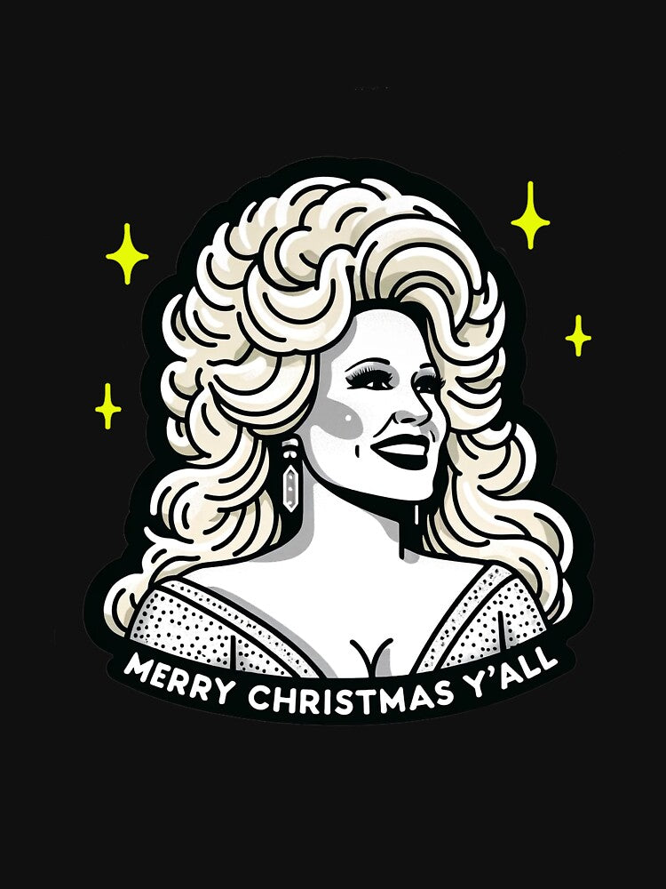 Merry Christmas Country Music Cowgirl Gift by Saltycrowshop