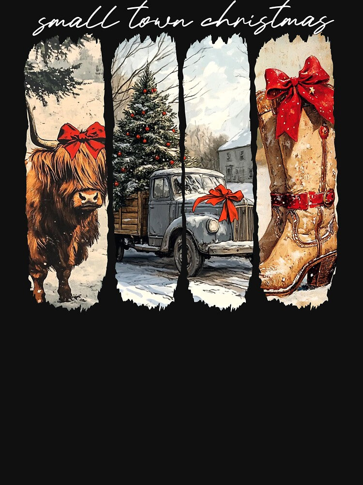 Vintage Small Town Christmas by JuliWaddle240