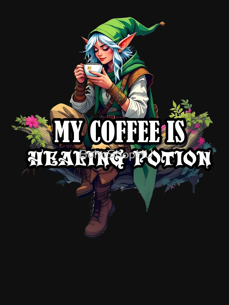 My coffee is healing potion by BohoShopHU