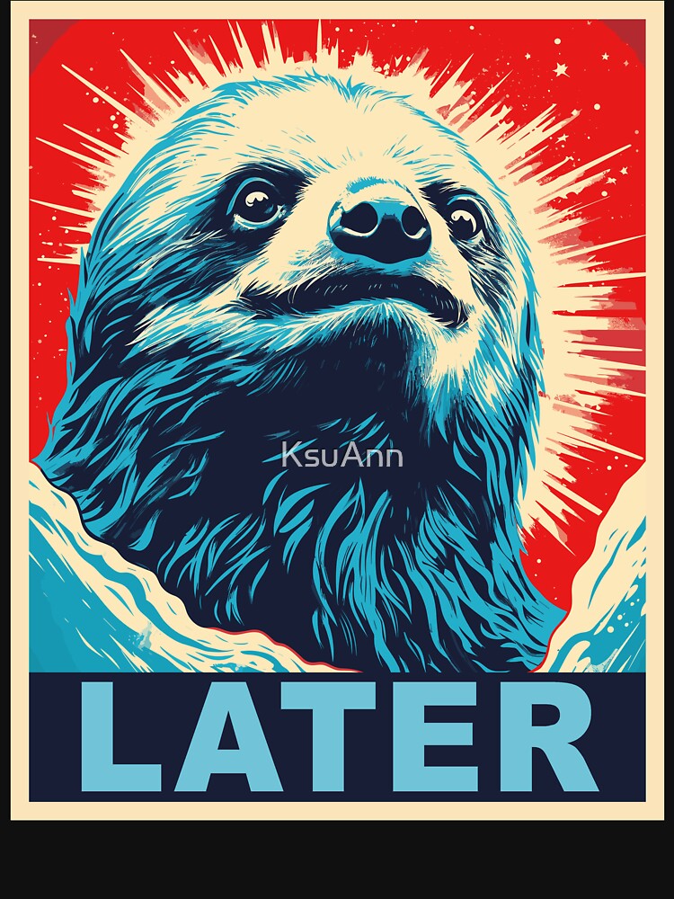 Funny Sloth Gifts Men Women Kids Sloth by KsuAnn