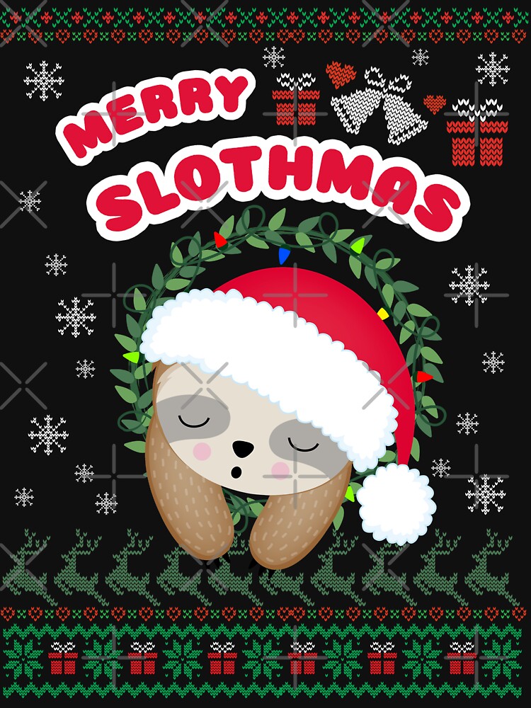 Merry Slothmas Wreath by bohefy