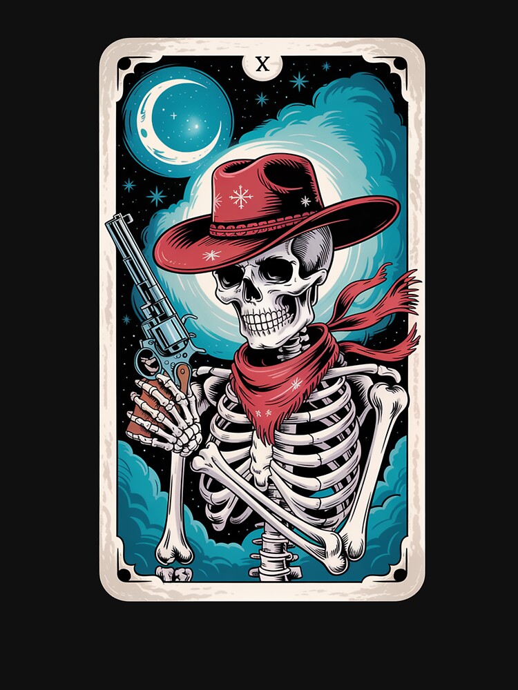 The Cowboy Card Skeleton Christmas by Patricsselin