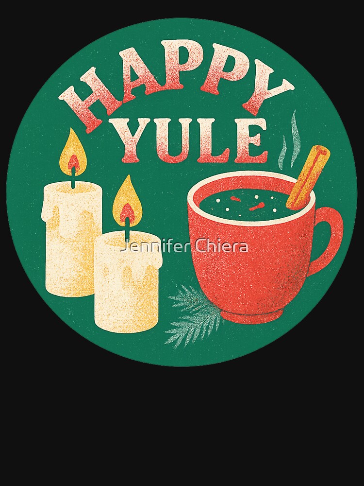 Get cozy! Happy Yule Design by Jennifer Chiera