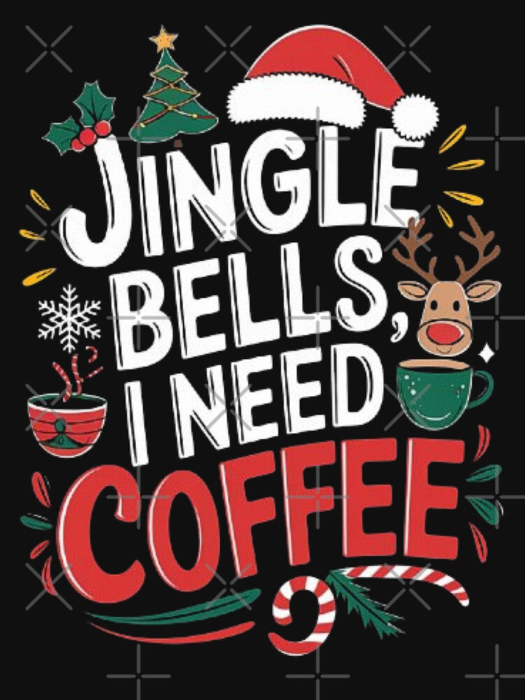 Jingle Bells, I Need Coffee, Funny Christmas Coffee by love3617