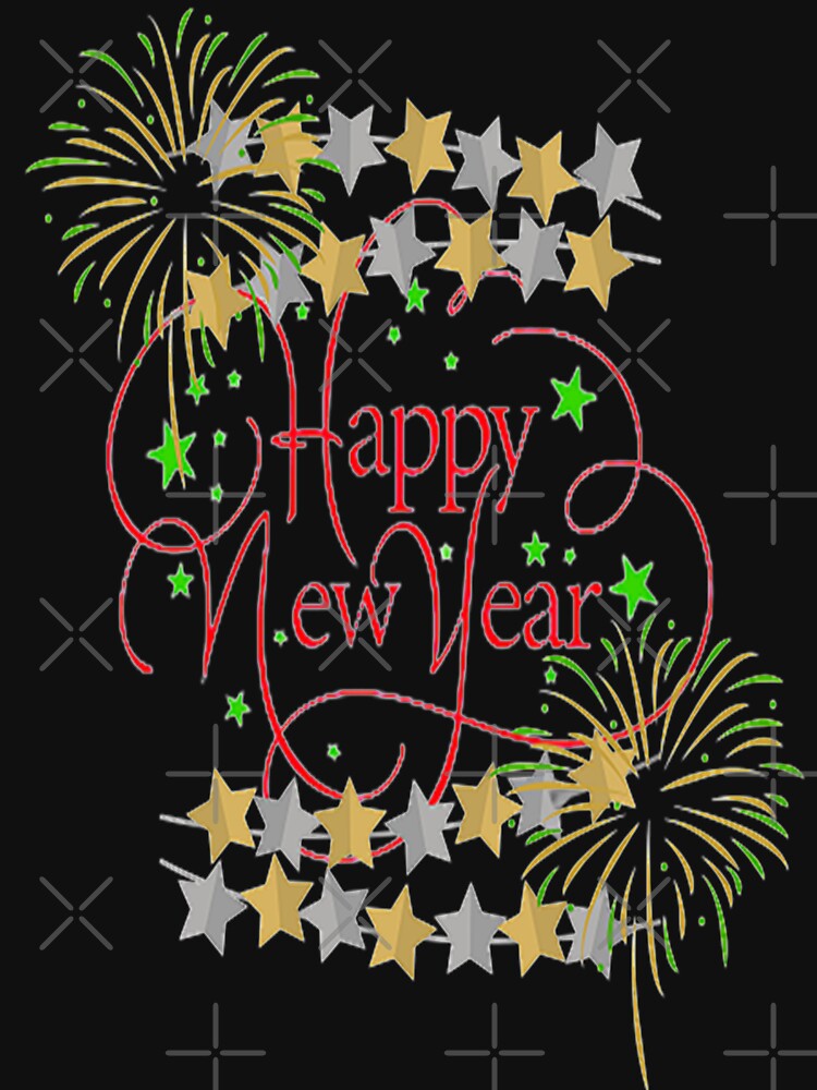 Happy New Year Digital Lettering Design, Howdy New Year,New Years Celebration, New Years Eve Countdown by Adri Barnard