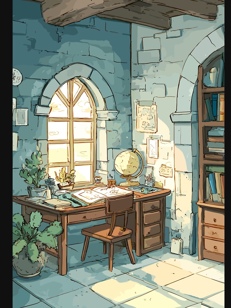 Classical Architecture Academic Settings - Light Academia Aesthetic Art by bapupa