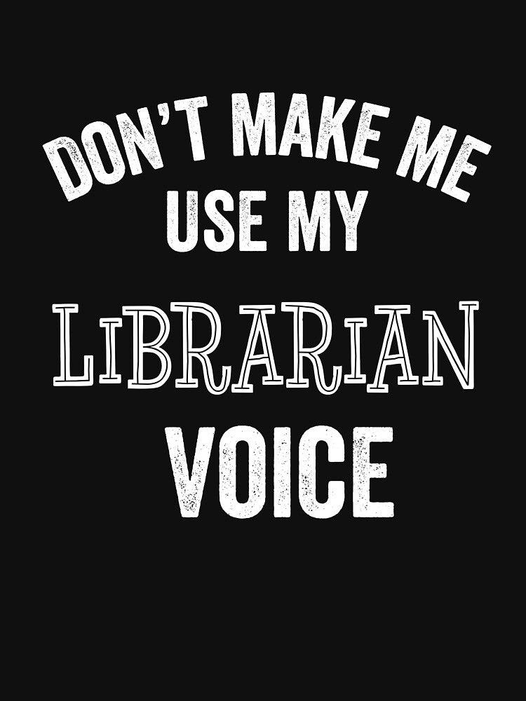 Librarian Funny Gift Library Bookworm Hush Quiet by carlhunt99