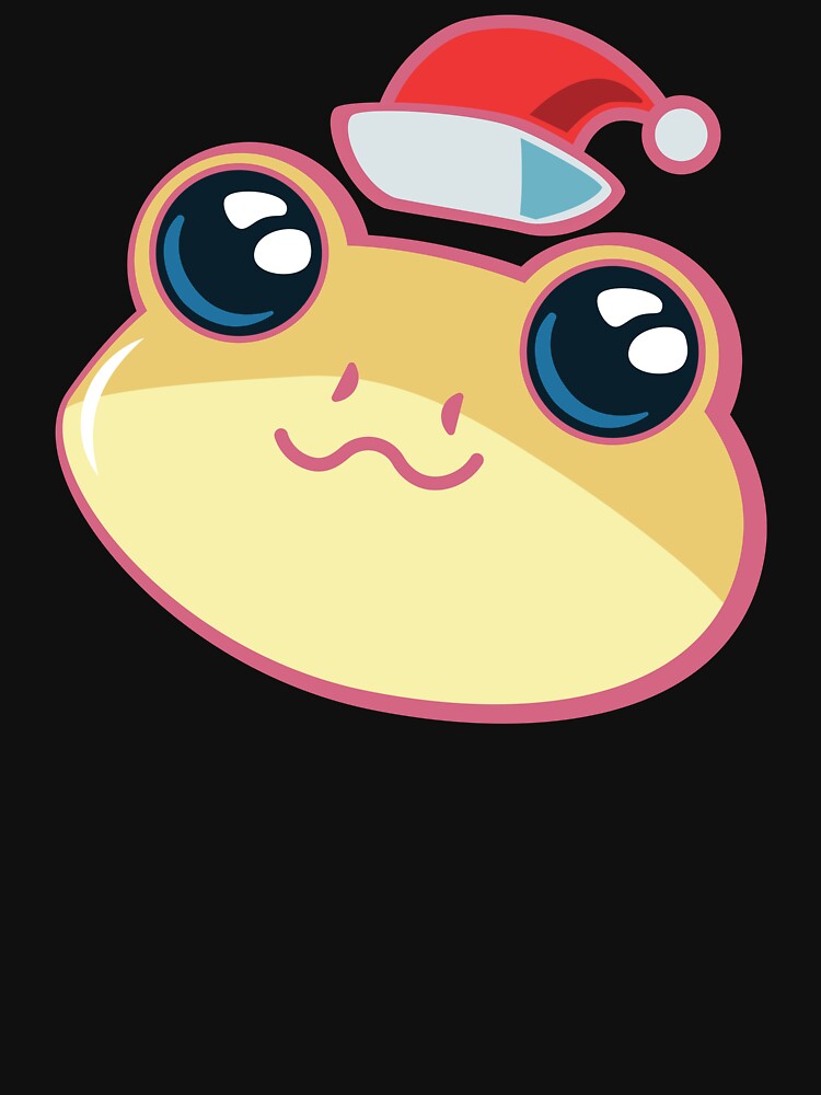Frog With A Christmas Hat | Kawaii Frog Christmas by THROUGH-LIFE
