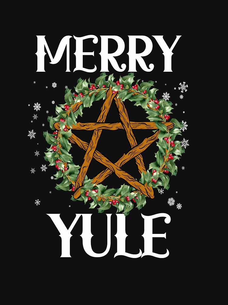 Merry Yule Winter Solstice Pagan Merry Winter Solstice Gear by DynamicDesign