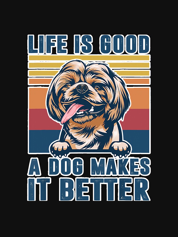 Shih Tzu Dog Dog Dad Mom by deanba81741