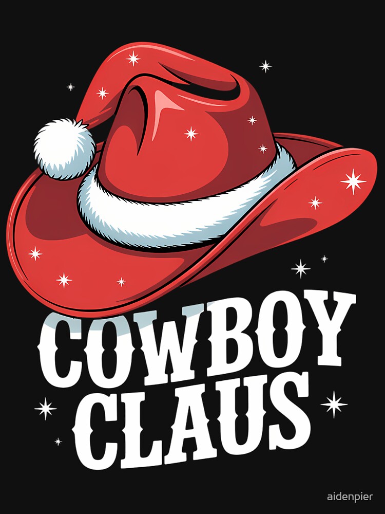 Cowboy Claus Cowboy Santa Xmas Christmas Western by aidenpier