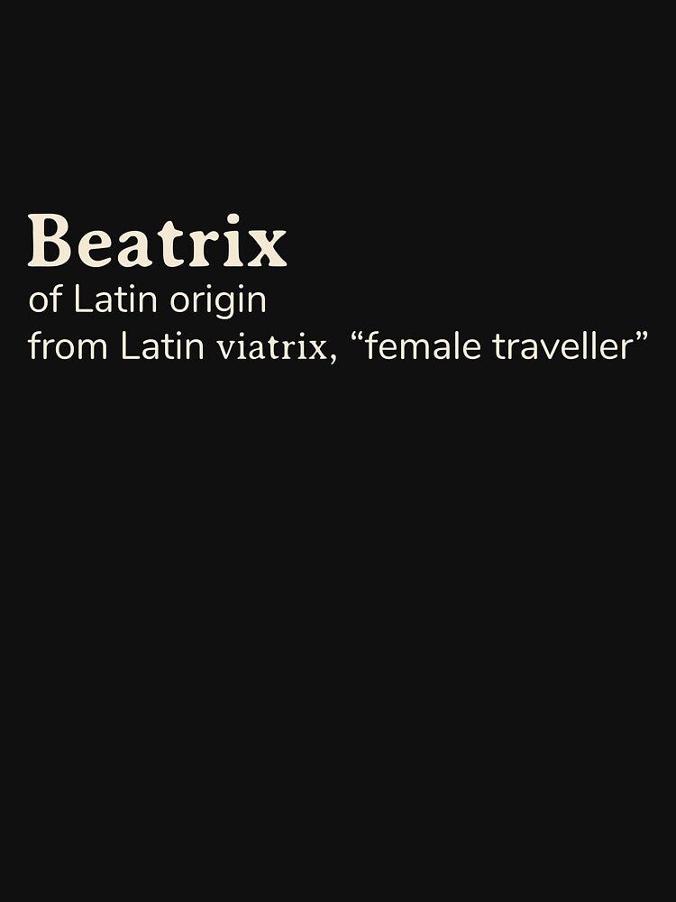 Beatrix name etymology by YourNameStory