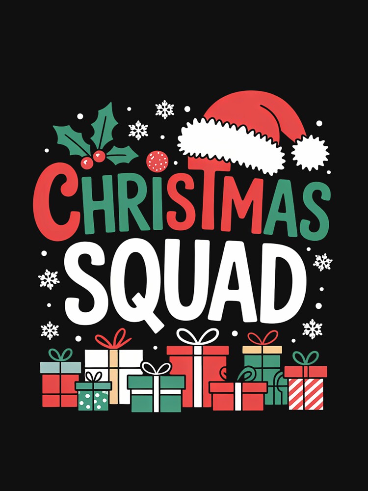 Christmas Squad Santa Family Xmas by KarstenNoanra