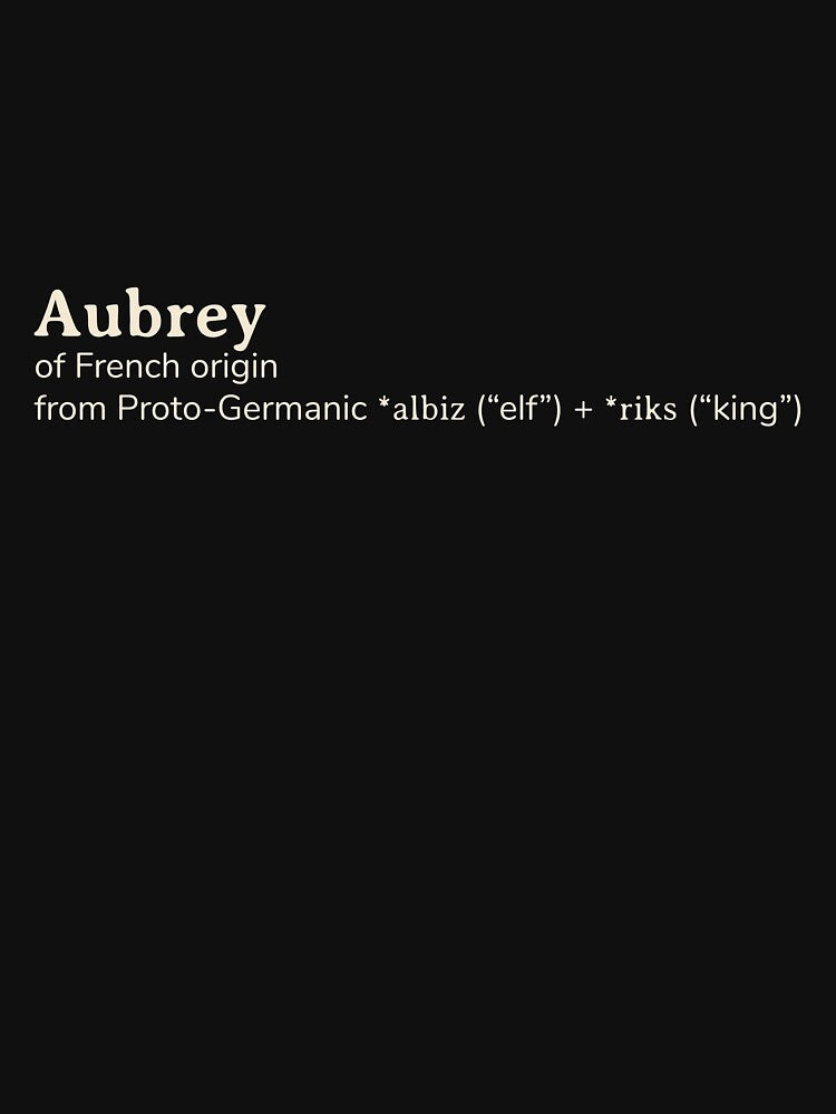 Aubrey name etymology by YourNameStory