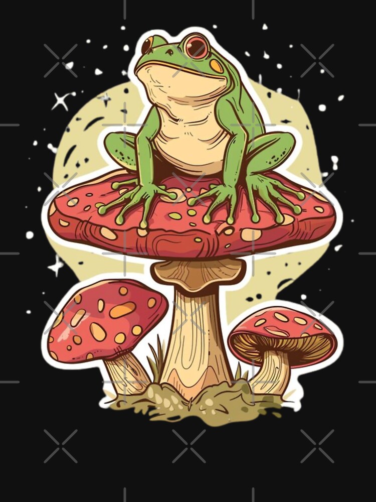 wallpaper of mushroom classic tshirt by anandsiva2703