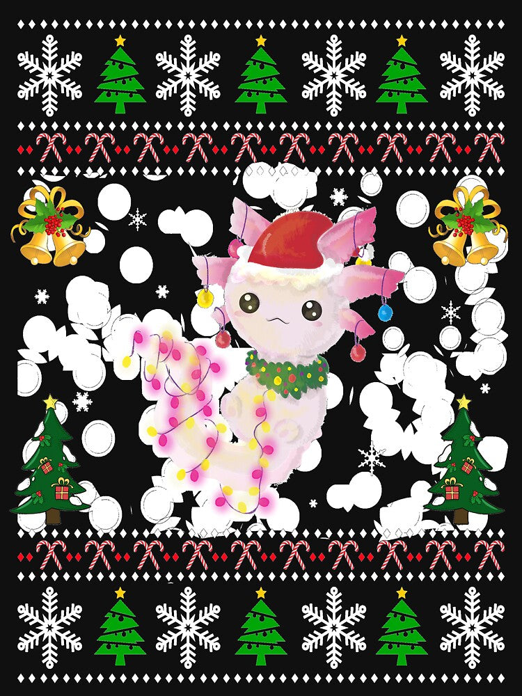 Funny-Axolotl-Lover-Xmas-Gift-Ugly-Axolotl-Christmas by JohnCenass