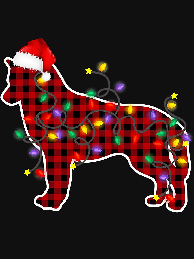 Siberian Husky Dog Christmas Lights by deanba81741