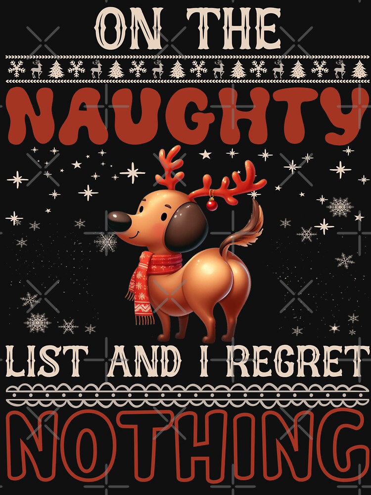 "Greyhound the Naughty List: No Regrets Christmas Vibes" by Xhevahir